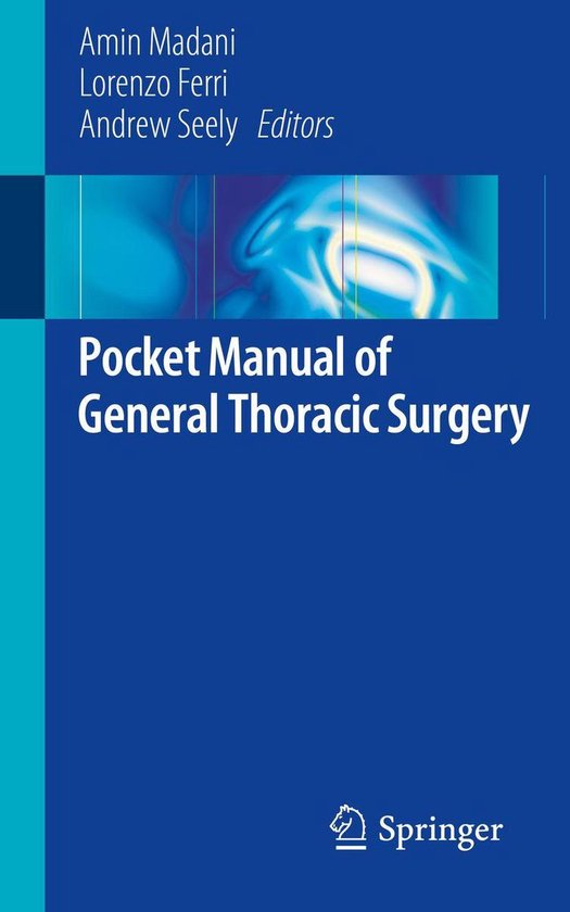 Pocket Manual of General Thoracic Surgery - cover