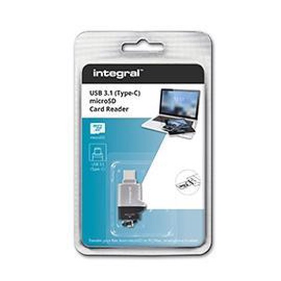 Integral MicroSD Card Reader USB3.1 Type-C - Integral