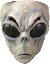 Latex Masker Alien Grijs Eng Masker Carnaval - Latex - One Size