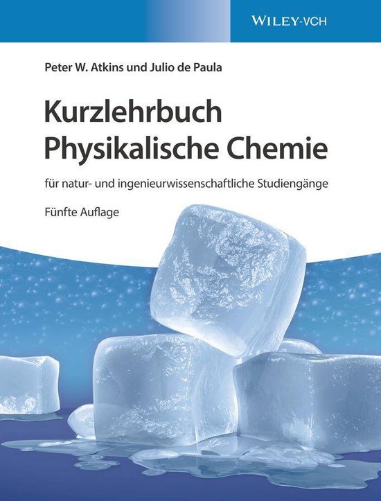 Boek cover Kurzlehrbuch Physikalische Chemie van Pw Atkins (Onbekend)