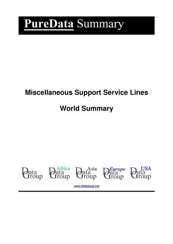 PureData World Summary 2900 - Miscellaneous Support Service Lines World Summary