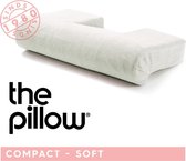 The Pillow Compact Zacht - Orthopedisch kussen Soft Latex - Hoofdkussen voor Nekklachten - Kussen voor Nek inclusief Velours Kussensloop - 54x31x14cm