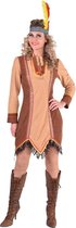 Indiaan Kostuum | Zoevende Tomahawk Indiaan | Vrouw | Medium | Carnaval kostuum | Verkleedkleding