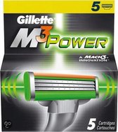 Gillette Mach 3 Power - 5 pièces - Lames de rasoir