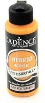 Cadence Hybride acrylverf (semi mat) Lichtoranje 01 001 0011 0120  120 ml