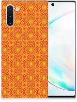 Geschikt voor Samsung Galaxy Note 10 TPU bumper Batik Orange