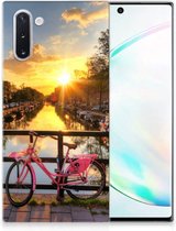 Geschikt voor Samsung Galaxy Note 10 Siliconen Back Cover Amsterdamse Grachten