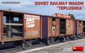 Miniart - Soviet Railway Wagon Teplushka 1:35 - Min35300 - modelbouwsets, hobbybouwspeelgoed voor kinderen, modelverf en accessoires