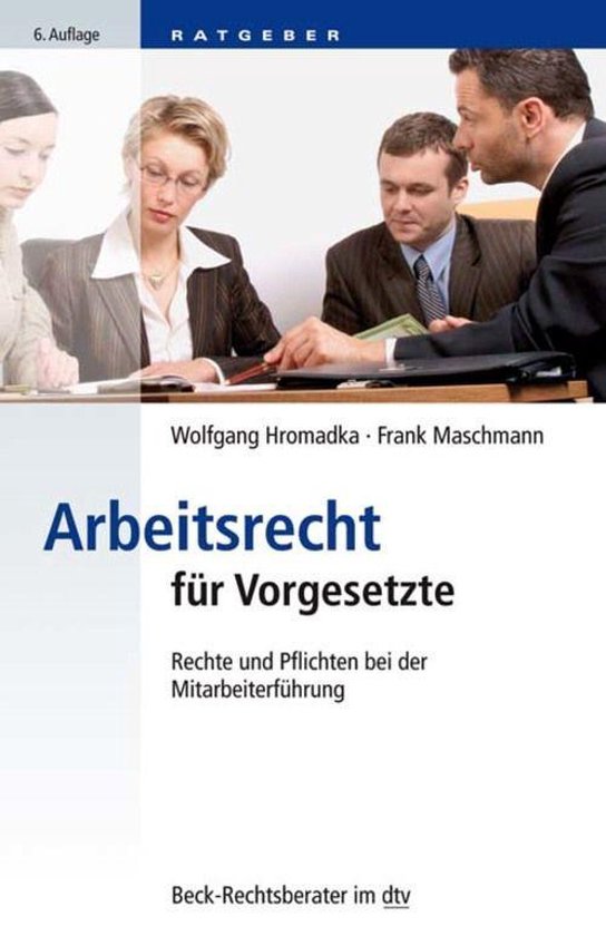 Beck-Rechtsberater im dtv 51239 - Arbeitsrecht für Vorgesetzte (ebook ...