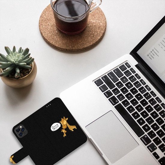 Téléphone Portable Couverture Standing pour Apple iPhone 11 Pro Coque Girafe