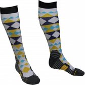 skisokken - snowboardsokken- hoge hardloopsokken - Molly Socks - mid compressie sokken - Wintersport - Diamond socks - bamboe - merino wol - antibacterieel sokken - 41-46