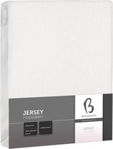 Bonnanotte Hoeslaken Jersey Dubbel Stretch White 160x200