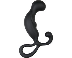 EasyToys - Prostaat Massager - Prostaat Dildo met Handvat - Gebogen - Buttplug - Anal Plug - Sex Toys voor Vrouwen en Mannen - Seksspeeltjes - Dildo Mannen Anaal - Zwart