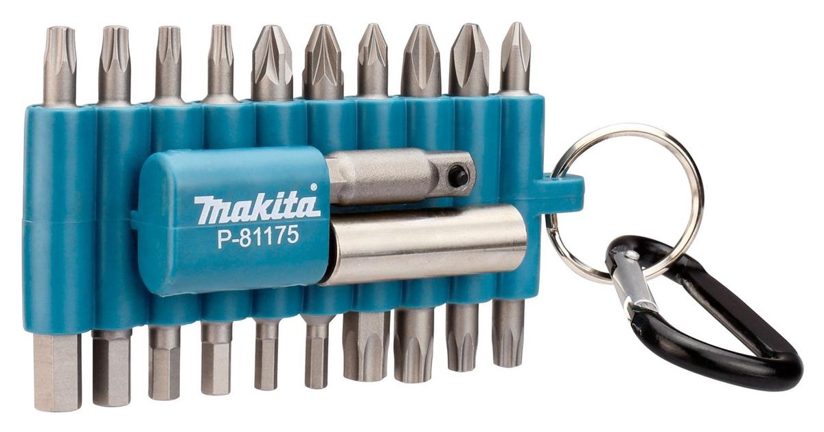 Makita P-81175 22-delige professionele torx / kruis / 1/4'' adapter schroef  bitset | bol.com
