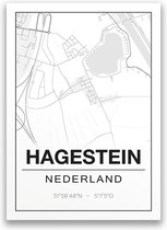 Poster/plattegrond HAGESTEIN - 30x40cm
