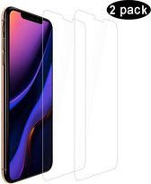 2 Stuks Screenprotector Tempered Glass Glazen Gehard Screen Protector 2.5D 9H (0.3mm) - iPhone Xr