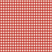 Tafellaken - Tafelkleed - Tafelzeil - Opgerold op tube - Geen Plooien - Vichy rood  - Ruitjes - Geruit - 140 cm x 200 cm
