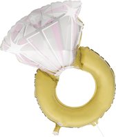 UNIQUE - Aluminium verloving ring ballon - Decoratie > Ballonnen