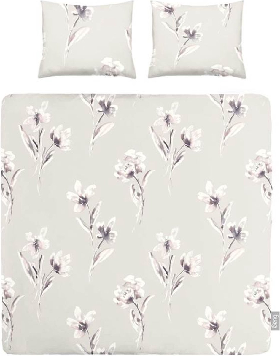 iSeng Emily - Dekbedovertrek - Lits-jumeaux - 240x200/220 cm + 2 kussenslopen 60x70 cm - Pink