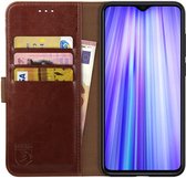 Rosso Element Xiaomi Redmi Note 8 Pro Hoesje Book Cover Bruin