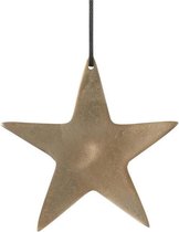 Kersthangers - Ornament ster l.goud mat - d15cm