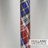Wandelstok Houten Handvat Schotse Ruit