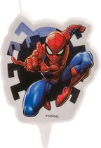 Spiderman 2D taart kaars