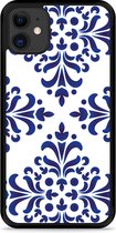 iPhone 11 Hardcase hoesje Delfts Blauw - Designed by Cazy