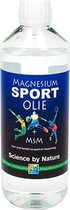 Magnesium sportolie+MSM van Himalaya magnesium | Magnesium sportolie 500 ml navulfles voor 200 ml Magnesiumspray spierolie