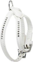 Hondentuig Carlo  - Wit -  14mm x 40/47cm