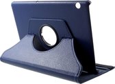360 Rotating Book Case - Huawei MediaPad T5 10 Hoesje - Donkerblauw