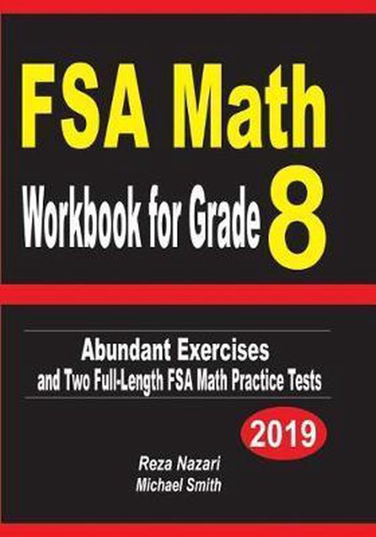 FSA Math Workbook for Grade 8 - cover