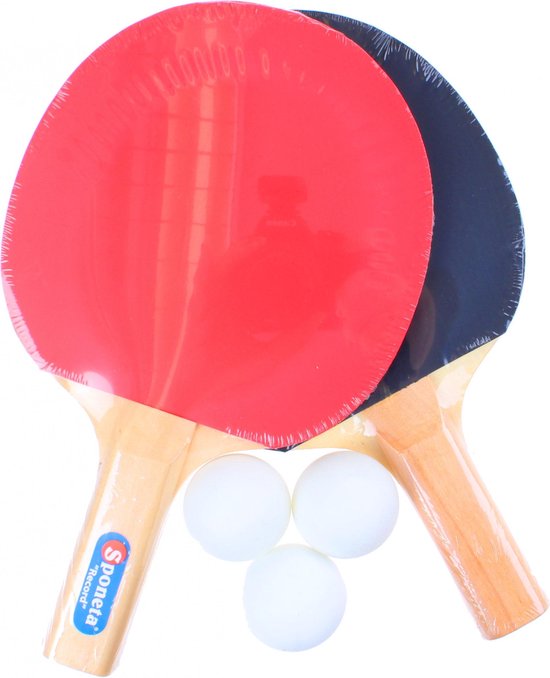 Sponeta Power – Racchetta Da Tennis Tavolo Per Allenamento – Impugnatura Concava – Gommini Antitop 1,5 Mm – ITTF