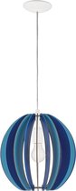 EGLO Fabella - Hanglamp - 1 Lichts - Ø300mm. - Wit - Blauw