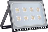 Profile LED Schijnwerper - Voor buiten - 50W - Extra dun - Zwart