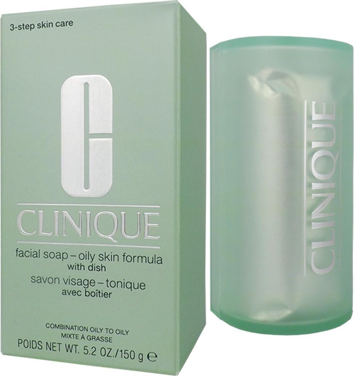 clinique/facial soap with dish mild 5.2 oz