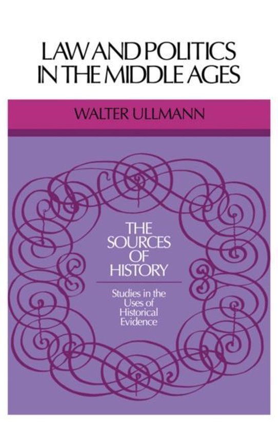 Law And Politics In Middle Ages | 9780521291576 | Walter Ullmann ...