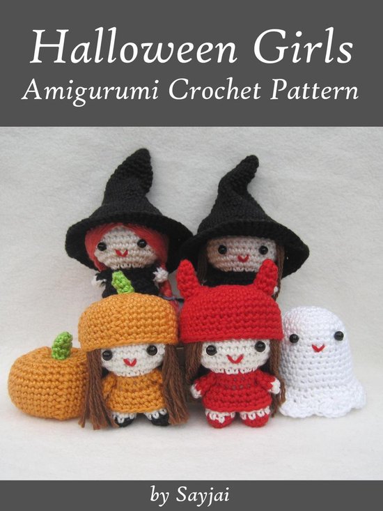 Easy Crochet Doll Patterns - Halloween Girls Amigurumi Croch ... - cover