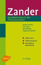 Zander - Handworterbuch Der Pflanzennamen / Dictionary of Plant Names / Dictionnaire Des Noms Des Plantes