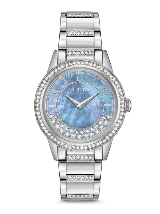 Bulova Turnstyle 96L260 Horloge Staal Zilverkleurig O 32 mm bol