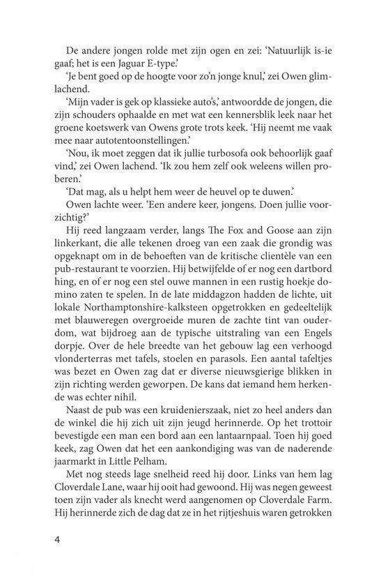 Pagina met tekst uit het boek 'Een huis vol vrienden'.