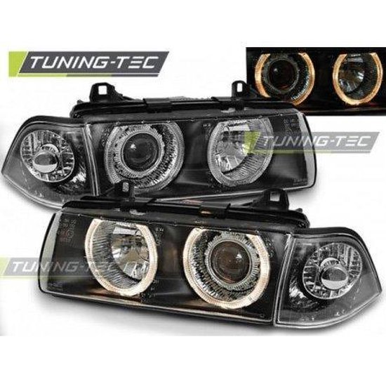 Koplampen Set Angel Eyes Ccfl BMW 3 Serie E46 Coupé / Cabrio 2003-2006 main image 1