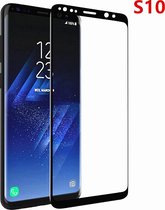 Samsung Glazen screenprotector Samsung Galaxy S10 3D volledig scherm bedekt explosieveilige gehard glas Screen beschermende Glas Cover Film zwart