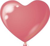 Hart ballon roze (H-10, 100st)