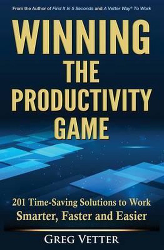 Winning the Productivity Game - cover