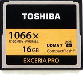 Toshiba 16GB Exceria Pro 1066x CF flashgeheugen CompactFlash