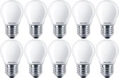 10 stuks - Philips LED Kogellamp E27 4.3-40W/827 2700K 470lm