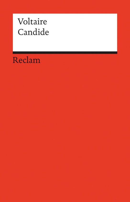Reclams Universal-Bibliothek - Candide ou l'Optimisme - cover