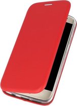 Rood Premium Folio Wallet Hoesje voor Samsung Galaxy S7 Edge