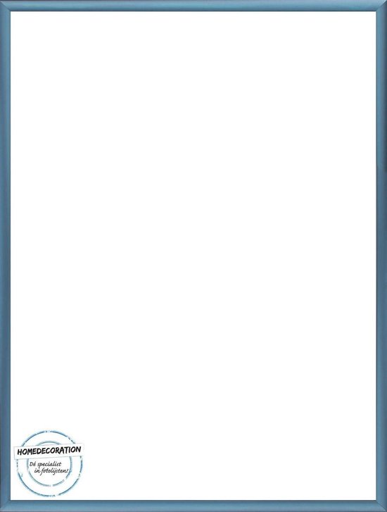 Homedecoration Almelo - Cadre photo - Format photo - 59 x 99 cm - Bleu acier